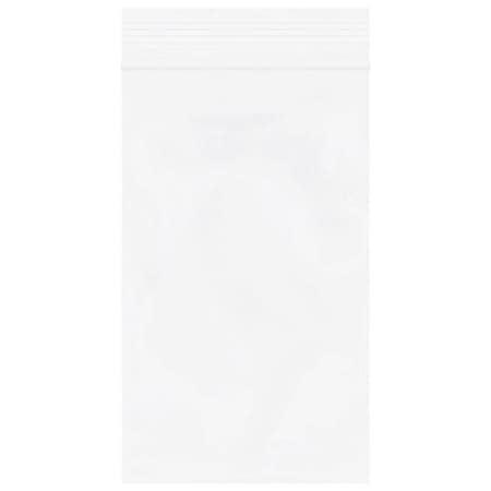 Bsc Preferred 3 x 5'' - 2 Mil White Reclosable Poly Bags, 1000PK BUY03998138